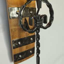 Rustic Wall Light, Barrel Sconce Lighting Fixture - thumbnail 2