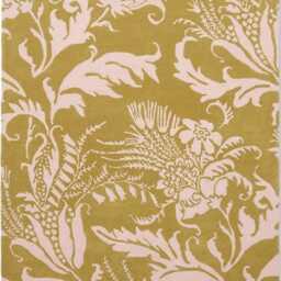 Handmade Wool Oushak Rug Pink Ivory Floral Oriental Area Rug - Living Room Carpet - thumbnail 2
