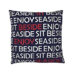 Nautical - Seaside Throw Pillow Coastal Decor Fast Shipping Handmade Covers Custom Cut Pillows - thumbnail 1