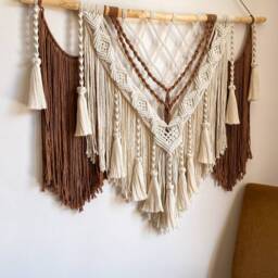 Boho Headboard, Wall Tapestry, Decor, Macrame Hanging, Hanging Wall, Macrame, Woven Tapestry - thumbnail 3
