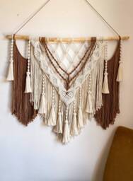 Boho Headboard, Wall Tapestry, Decor, Macrame Hanging, Hanging Wall, Macrame, Woven Tapestry