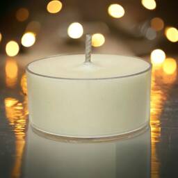 stargazer Lily Scented Soy Tealight Candles Rustic Home Decor - thumbnail 4