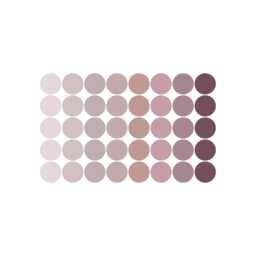 Mauve Polka Dot Fabric Wall Stickers Nursery & Playroom Decor - thumbnail 2