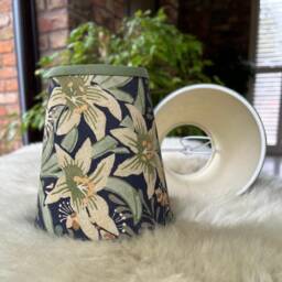 William Morris Bower - Small Handmade Candle Clip Lampshade Wall/Base - thumbnail 2