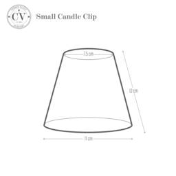 William Morris Bower - Small Handmade Candle Clip Lampshade Wall/Base - thumbnail 4