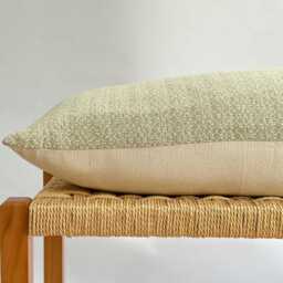 Green Dot Block Print Mudcloth Hmong Pillow Case - thumbnail 3