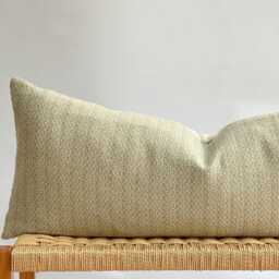 Green Dot Block Print Mudcloth Hmong Pillow Case - thumbnail 2