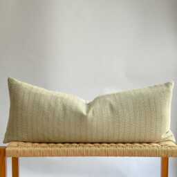 Green Dot Block Print Mudcloth Hmong Pillow Case - thumbnail 1