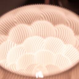 Solara Table Lamp 3D Printed Recycled Corn Pla, Modern Design - thumbnail 4