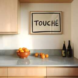 Touch?? Unframed Print - French Posters Wall Art Funny Prints Handwritten Living Room Decor Minimal - thumbnail 2