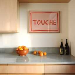 Touch?? Unframed Print - French Posters Wall Art Funny Prints Handwritten Living Room Decor Minimal - thumbnail 3
