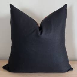 Osborne & Little Ravenala Charcoal/Blush Cushion/Pillow Cover 55x55 cm - thumbnail 3