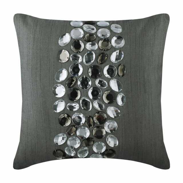 "Art Silk Gray Pillow Cover 16""x16" - image 1