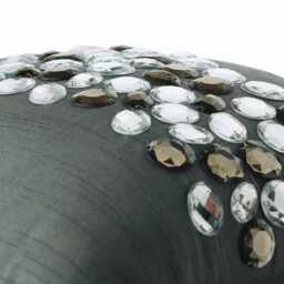 "Art Silk Gray Pillow Cover 16""x16" - thumbnail 2