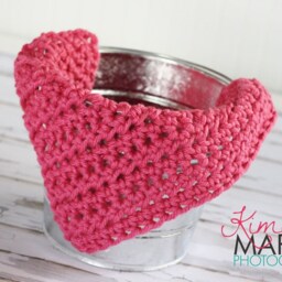 Chunky Hot Pink Newborn Baby Blanket Photo Prop - thumbnail 2