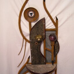 Modern Fantasy Wall Sculpture - thumbnail 2