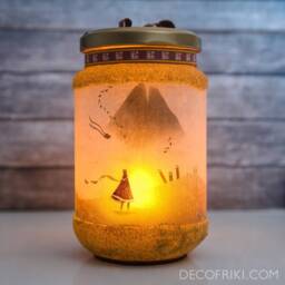 Journey Candle Holder - Gift Decor Game Gamer Videogames Geek Nerd - thumbnail 2