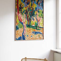 Andre Derain Poster, Arbres ?? Collioure, Fauvist Print, Expressionist Art, Fashionable Decor, Floral Wall Scenery & Nature, A1/A2/A2/A3 - thumbnail 2