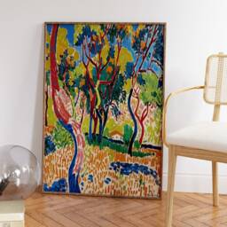 Andre Derain Poster, Arbres ?? Collioure, Fauvist Print, Expressionist Art, Fashionable Decor, Floral Wall Scenery & Nature, A1/A2/A2/A3 - thumbnail 3