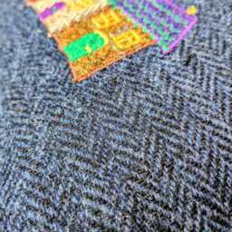 New Harris Tweed House Embroidered Cushion Cover - thumbnail 2