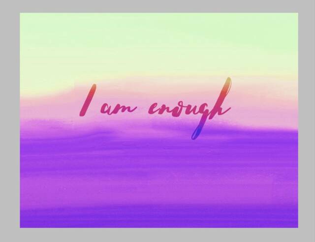 Affirmation Wall Hanging - Meaningful Personal Room Decor Bedroom Decoration Idea Calm Print Original Art Instant Digital Download - image 1