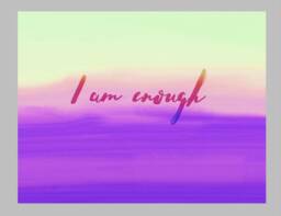 Affirmation Wall Hanging - Meaningful Personal Room Decor Bedroom Decoration Idea Calm Print Original Art Instant Digital Download - thumbnail 1