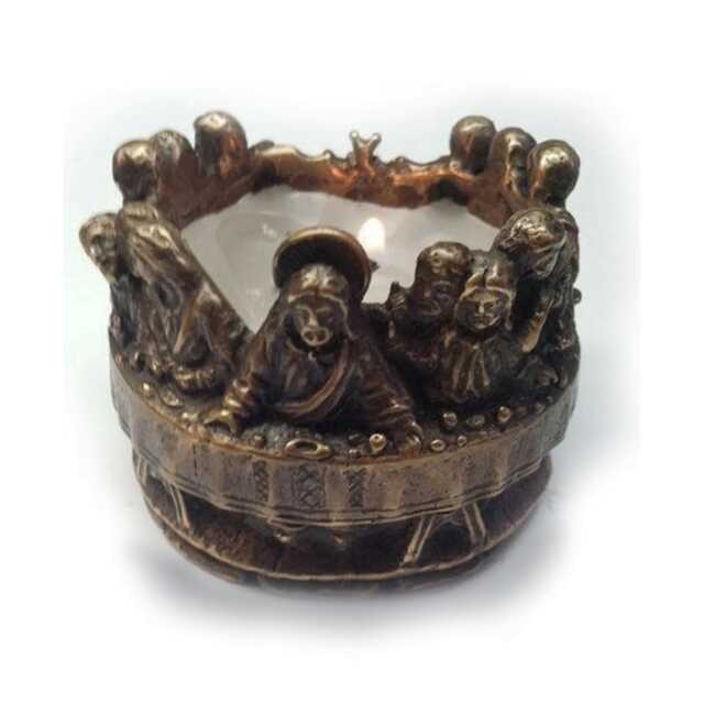 The Last Supper Bronze Candle V1 Small - image 1