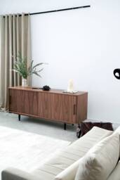 Mid-Century Sideboard, Dresser, Commode, Credenza Made Of Walnut Vaneer - Livlo O-S06 - thumbnail 1
