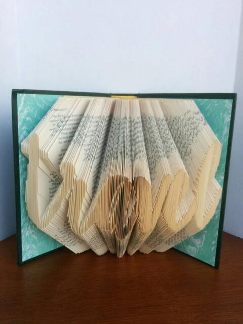 Travel - Folded Book Art Fully Customizable, Symbol Forever - image 1