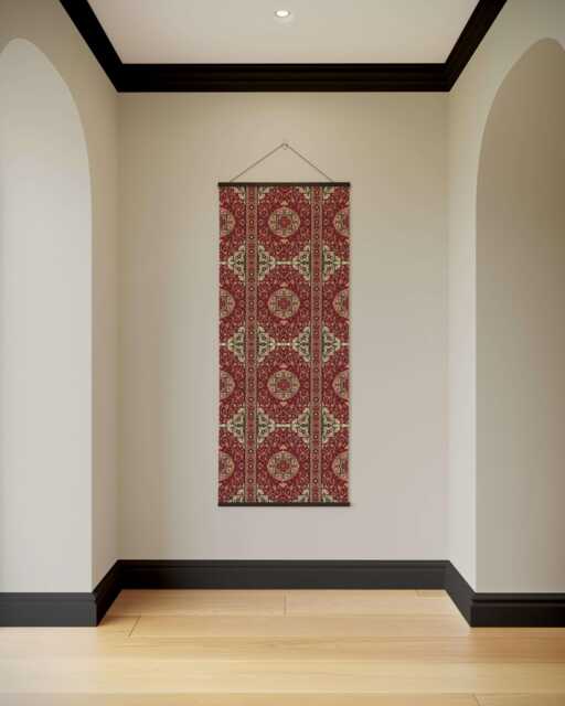 Ornamental Persian Tapestry - Wall Hanging Unique Art - image 1
