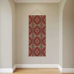 Ornamental Persian Tapestry - Wall Hanging Unique Art - thumbnail 2