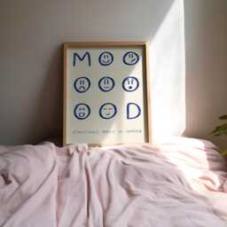 Mood Unframed Print - Emotions Positive Posters Uplifting Art Hand Drawn Feel-Good Office Nursery Prints Bedroom - thumbnail 2