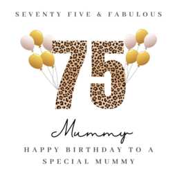 Personalised Mummy 75Th Birthday Candle Gift Cards Hamper Gifts For Her B - thumbnail 4