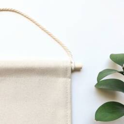Simple Custom Initial Wall Banner- Entryway, Nursery Decor - thumbnail 4