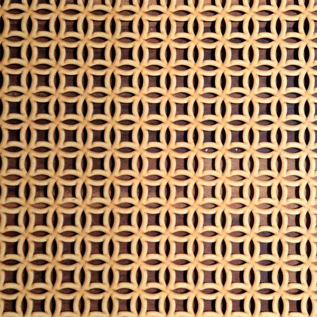 Filigree Circles Laser-Cut Screen - Radiator Cabinet, Wall Art 0236 - image 1