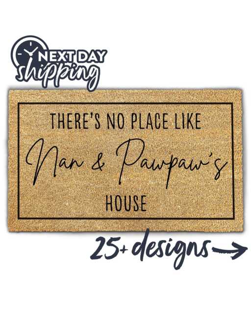 No Place Like Grandparents House - Best Selling Personalized Doormat Custom Gift Housewarming For New Home Grandparent - image 1
