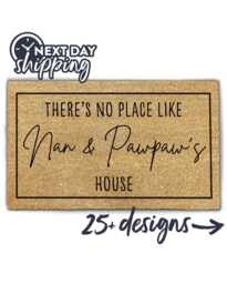 No Place Like Grandparents House - Best Selling Personalized Doormat Custom Gift Housewarming For New Home Grandparent - thumbnail 1