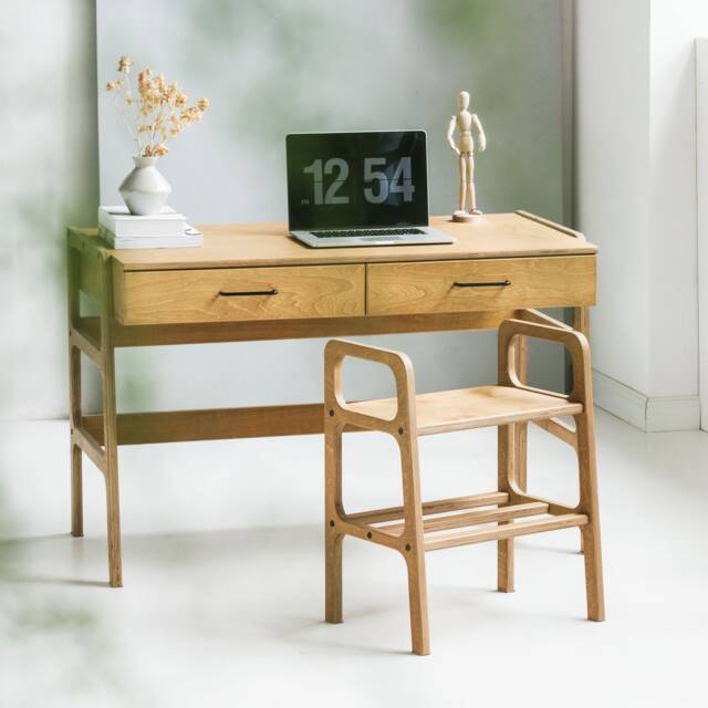 Mid Century Modern Desk, Minimalist Office Furniture, Scandinavian Design, Home Workstation - image 1