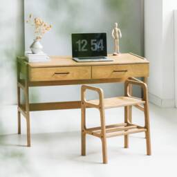 Mid Century Modern Desk, Minimalist Office Furniture, Scandinavian Design, Home Workstation - thumbnail 1