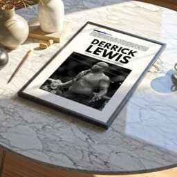Derrick Lewis Mma Poster, Fighter Art Print - thumbnail 2