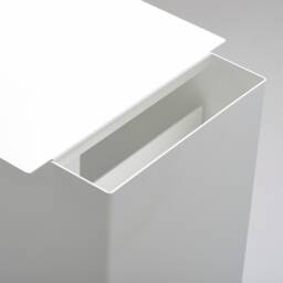 Shift Side Table in White Usable As Coffee Table & Nightstand - thumbnail 2