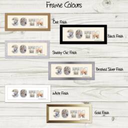 30Th Photo Frame Anniversary Number Pearl Wedding Special Gift 861A By Photos in A Word - thumbnail 2