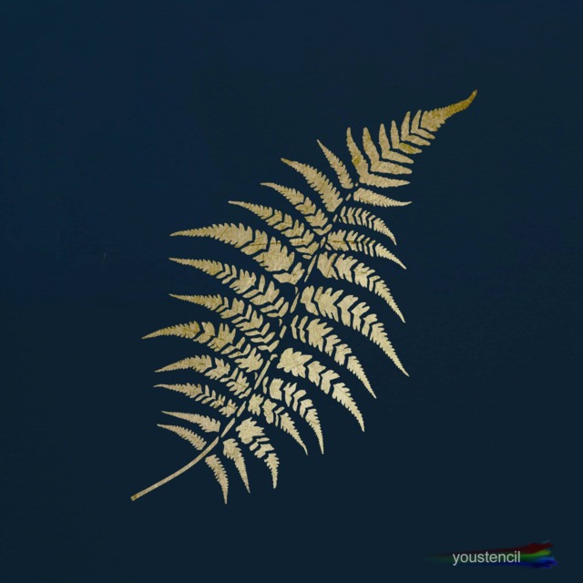 Fern Leaf Stencil, For Walls, Art & Furniture. St60 - image 1