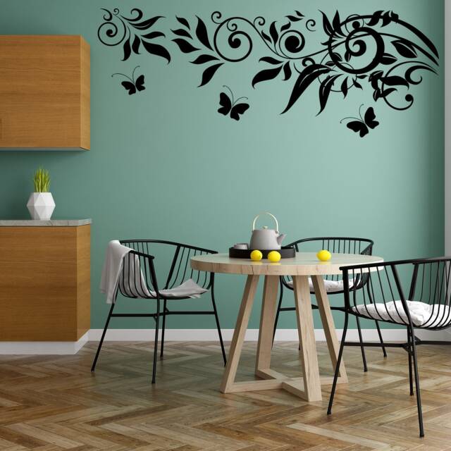 Butterflies Vinyl Sticker - Car Bumper Moth Wall Laptop Window Butterfly Set Kawaii Art Stickers Cute Nature Die Cut Decals Floral Decal - image 1