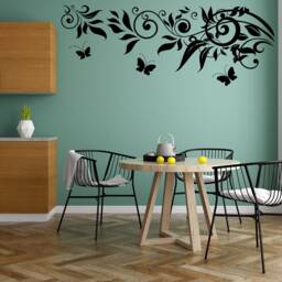 Butterflies Vinyl Sticker - Car Bumper Moth Wall Laptop Window Butterfly Set Kawaii Art Stickers Cute Nature Die Cut Decals Floral Decal - thumbnail 1