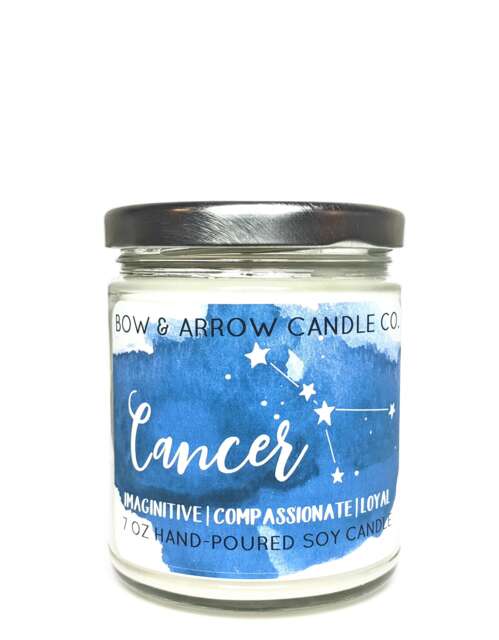 Soy Candle Zodiac Collection - Astrology Candles Constellation Cancer Celestial Gift Idea Signs - image 1