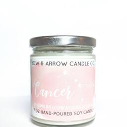 Soy Candle Zodiac Collection - Astrology Candles Constellation Cancer Celestial Gift Idea Signs - thumbnail 2