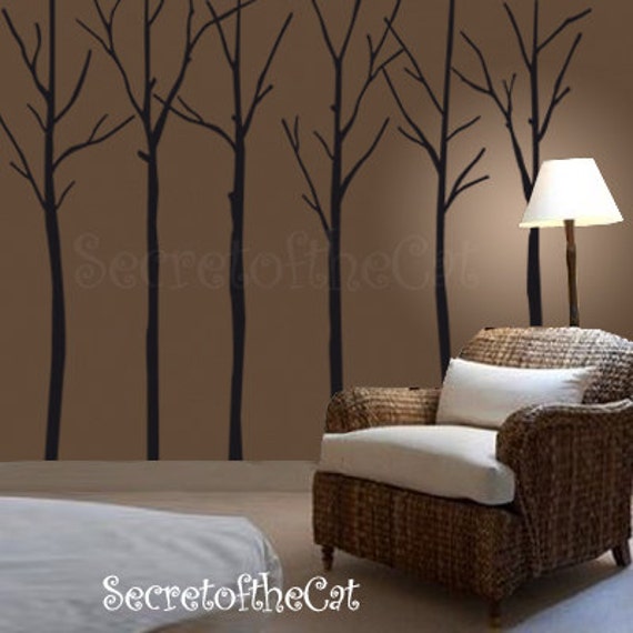 Large Winter Tree Wall Decal, Home Decor - image 1