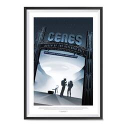 Nasa Space Tourism Posters - Wall Art Print For Home, Office, School, Classroom Decors Ceres Queen Of The Asteroid Belt - thumbnail 1