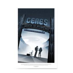 Nasa Space Tourism Posters - Wall Art Print For Home, Office, School, Classroom Decors Ceres Queen Of The Asteroid Belt - thumbnail 2